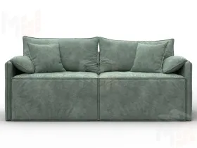 Диван прямой модульный Лига-106 ( BRUT 08 зеленый )
