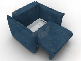 Кресло Лига-100 НПБ ( BRUT 11 синий )