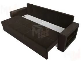 Диван прямой Дубай Лайт ( Коричневый )