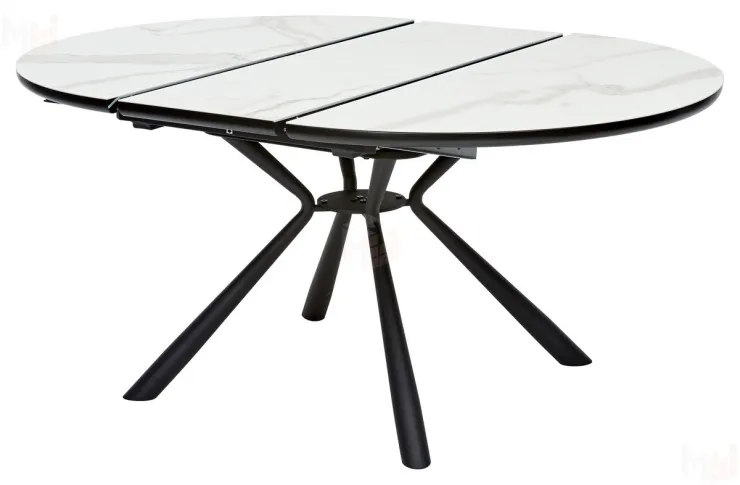 Стол VOLAND BIANCO TL-45 Чёрный / белый мрамор