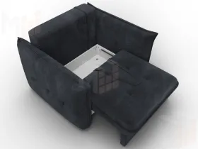 Кресло Лига-100 НПБ ( TOWER 11 темно-серый )