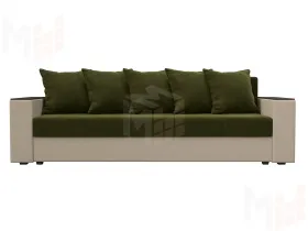 Диван прямой Дубай Лайт ( Зеленый;Бежевый )