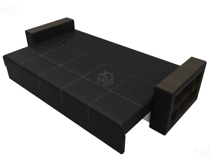 Диван прямой Дубай Лайт ( Черный )