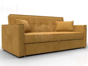 Диван прямой Лига-104 (160) ( BRUT 10 желтый )