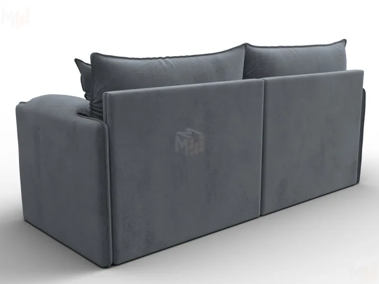 Диван прямой модульный Лига-106 ( TOWER 10 серый )