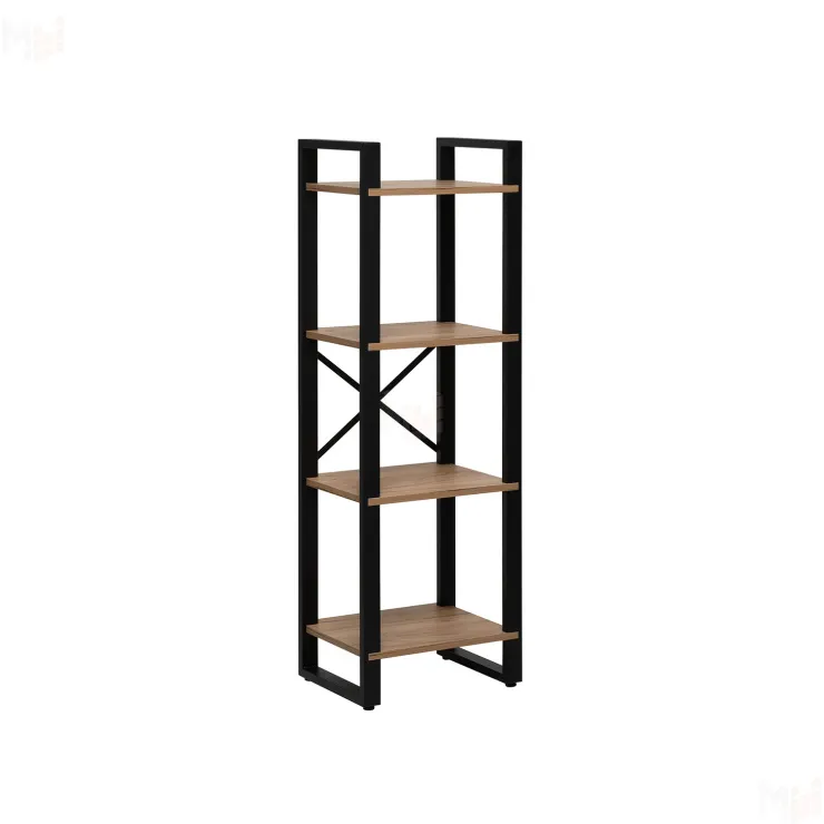 Стеллаж Leset Стилвуд 114 (Чёрный/Дуб крафт золотой)
