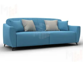 Диван-книжка Лига-095 НПБ ( Амур 10 голубой )