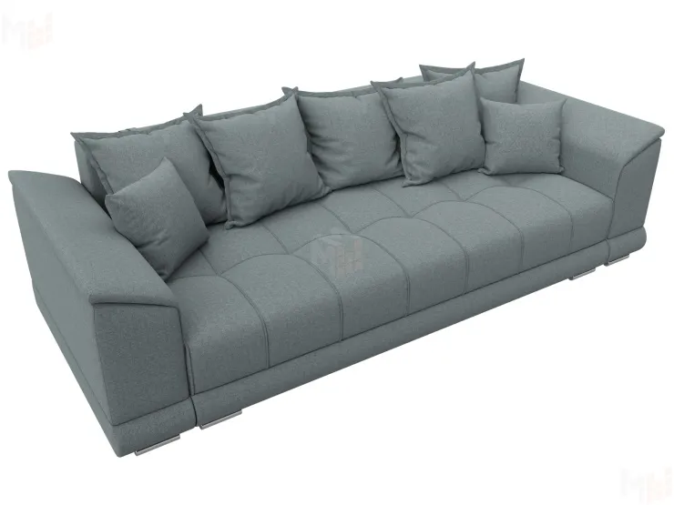 Диван прямой НордСтар НПБ ( Амур 07 серый )