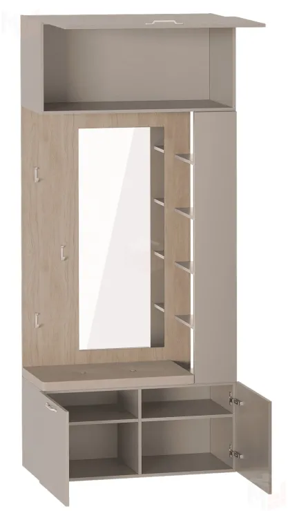 Вешалка с зеркалом  Джерси