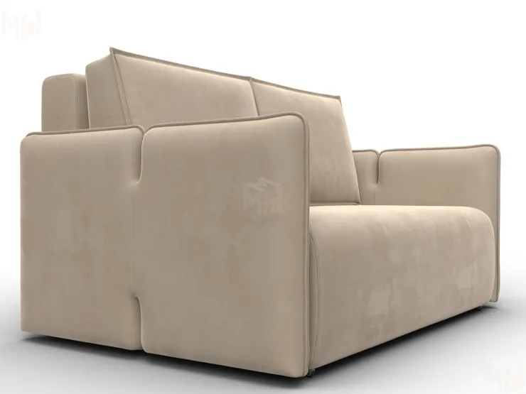 Диван прямой Лига-117 ( SEVEN 729 бежевый )