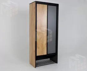 Шкаф-купе Ольга-Лофт 10.1 Дуб Крафт Золотой/Темно-Серый