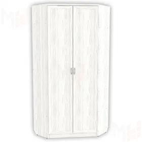 Шкаф угловой со штангой и полками 401