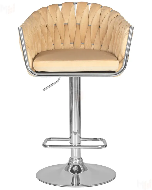 Стул барный DOBRIN MARCEL (бежевый велюр (MJ9-10))