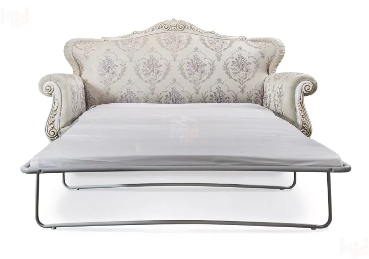 Диван Алсу 3х местный белый глянец