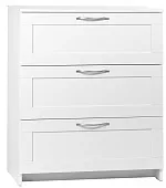 Комод Сириус 3 ящика белый