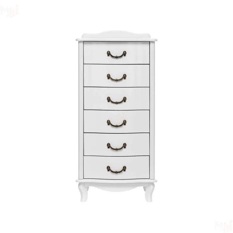 Комод Leset "Джульетта" узкий (6 ящ.) (Молочный дуб)