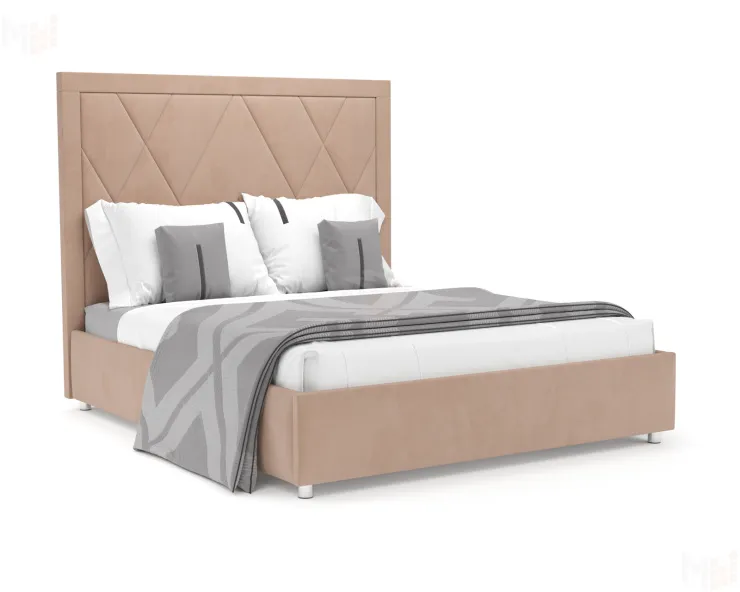 Кровать Треви 140 см (Бежевый - Luna 061)