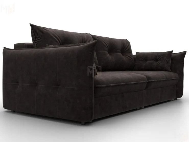 Диван прямой Лига-100 НПБ ( BRUT 17 коричневый )