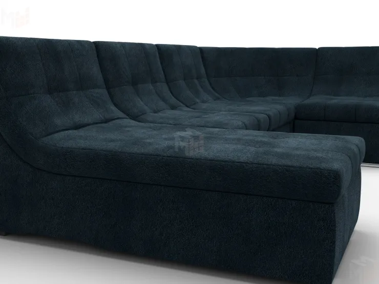 Диван П-образный модульный Холидей ( LAIM 21 графит )