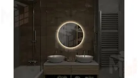 Зеркало Ajour с LED подсветкой (2700K) d 550