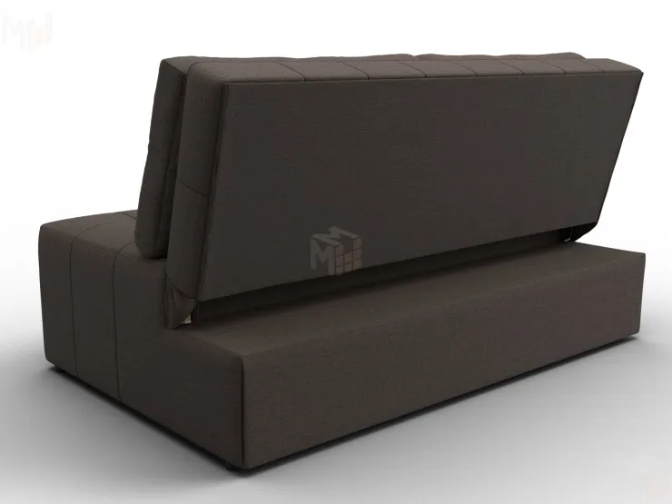 Диван прямой Лига-107 (140) ( Амур 05 коричневый )