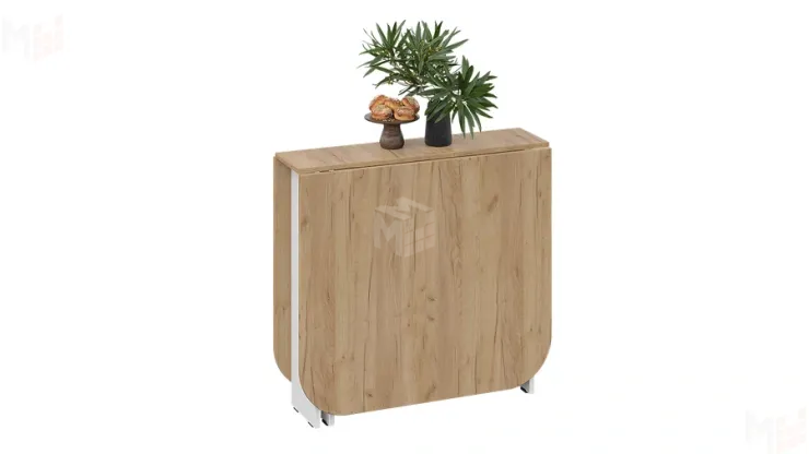 Стол-книжка Т1 Белый, Дуб Крафт золотой