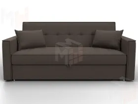 Диван прямой Лига-104 (160) ( Амур 05 коричневый )