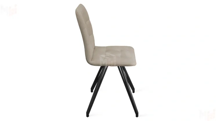 Стул Аспен К4 Черный муар, Велюр Confetti Smoke