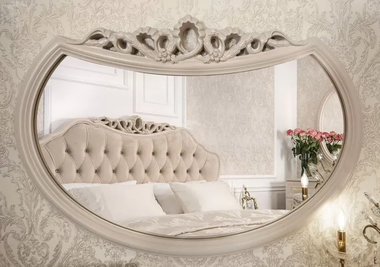 Зеркало Мокко ППУ для туалетного столика бежевый