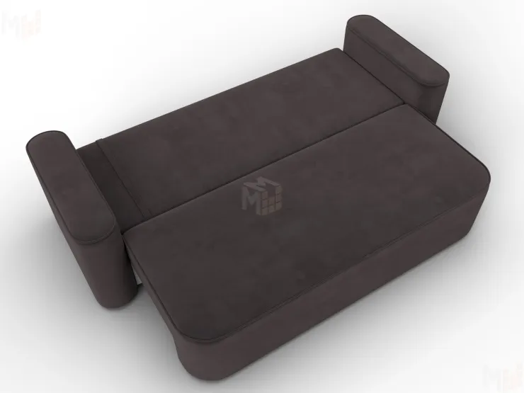 Диван прямой Лига-118 НПБ ( SEVEN 727 коричневый )