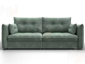 Диван прямой Лига-100 НПБ ( BRUT 08 зеленый )