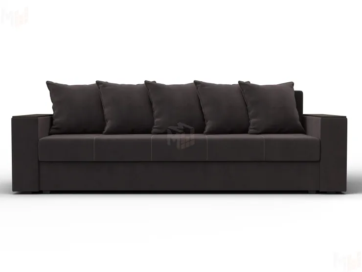 Диван прямой Дубай Лайт ( SEVEN 727 коричневый )