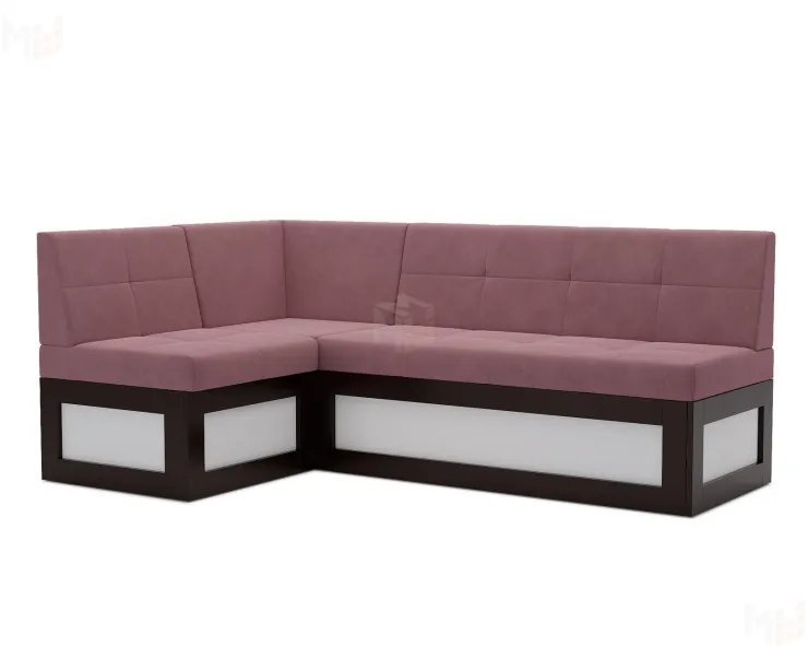 Нотис Левый угол (Велюр пудра НВ-178 18) 207х82х132 см