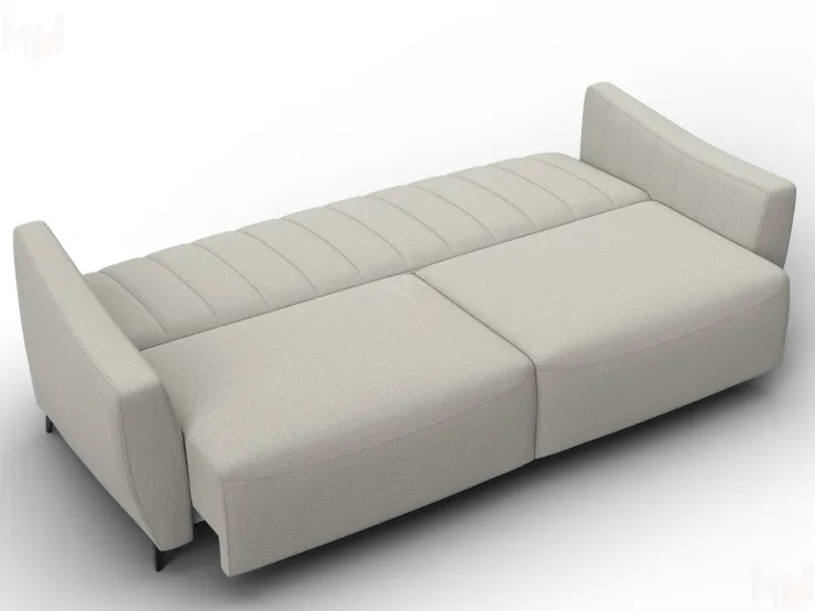 Диван-книжка Лига-095 НПБ ( Амур 02 бежевый )