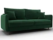 Диван прямой Лига-064 НПБ ( SEVEN 626 зеленый )