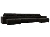 Диван П-образный с декором Лига-049 НПБ Лонг