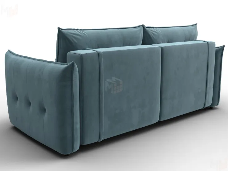 Диван прямой Лига-100 НПБ ( SEVEN 113 бирюзовый )