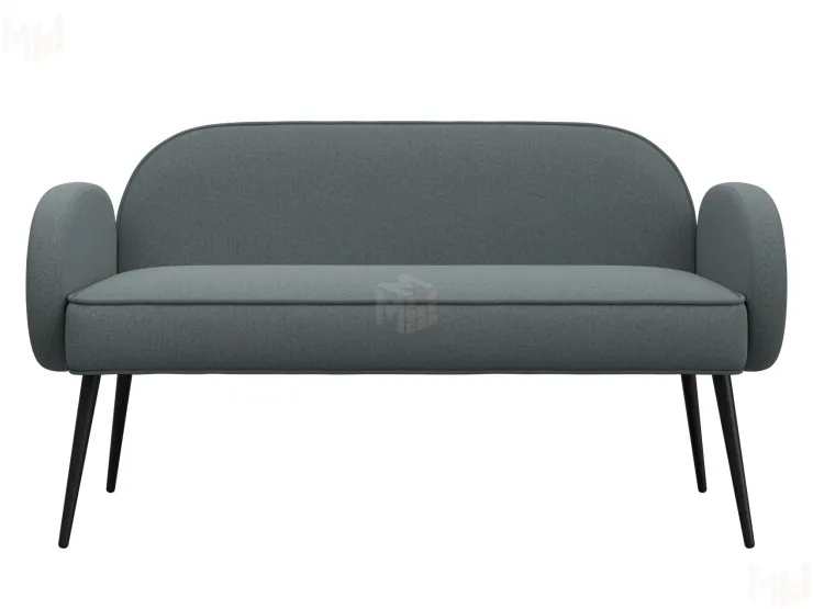 Диван прямой Лига-086 ( Амур 07 серый )