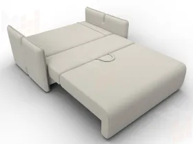 Диван прямой Лига-117 ( Амур 02 бежевый )