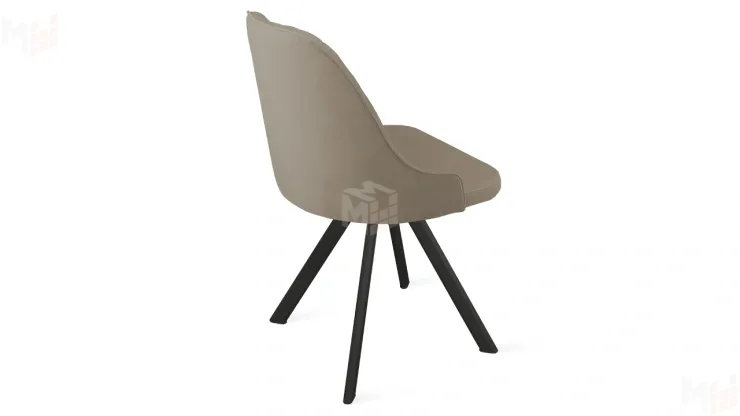 Стул Гранд К2 Черный муар, Велюр Confetti Smoke