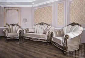 Кресло Марселла корень дуба глянец