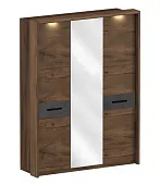 Шкаф трехдверный с обрамлением Глазго