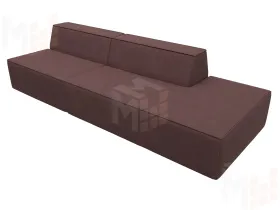Диван прямой модульный Монс Модерн правый ( JOLY 09 бордовый )