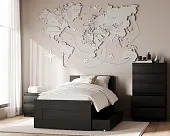 2.02.04.170.5 СИРИУС кровать одинарная 90х200 Дуб Венге RU