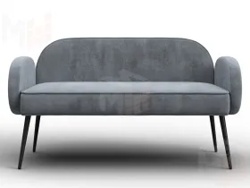 Диван прямой Лига-086 ( TOWER 10 серый )