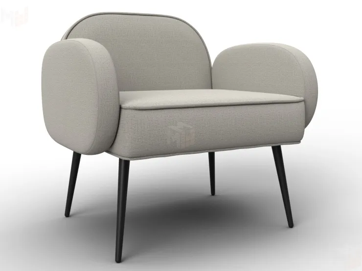 Кресло Лига-086 ( рогожка Амур 02 бежевый )