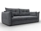 Диван прямой Лига-100 НПБ ( BRUT 16 темно-серый )