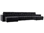 Диван П-образный с декором Лига-049 НПБ Лонг