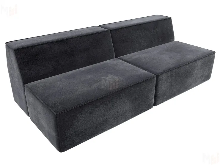 Диван прямой модульный Монс ( TOWER 11 темно-серый )