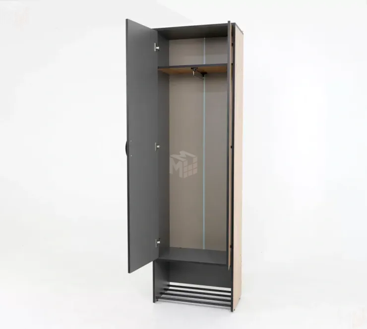 Шкаф 2-х створчатый Ольга-Лофт 3 Дуб Крафт Золотой/Темно-Серый